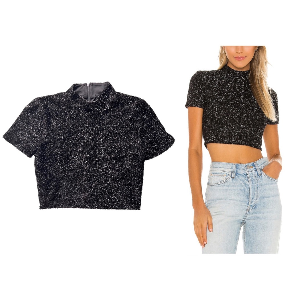 Lovers and Friends Ramona Top in Black Size Small